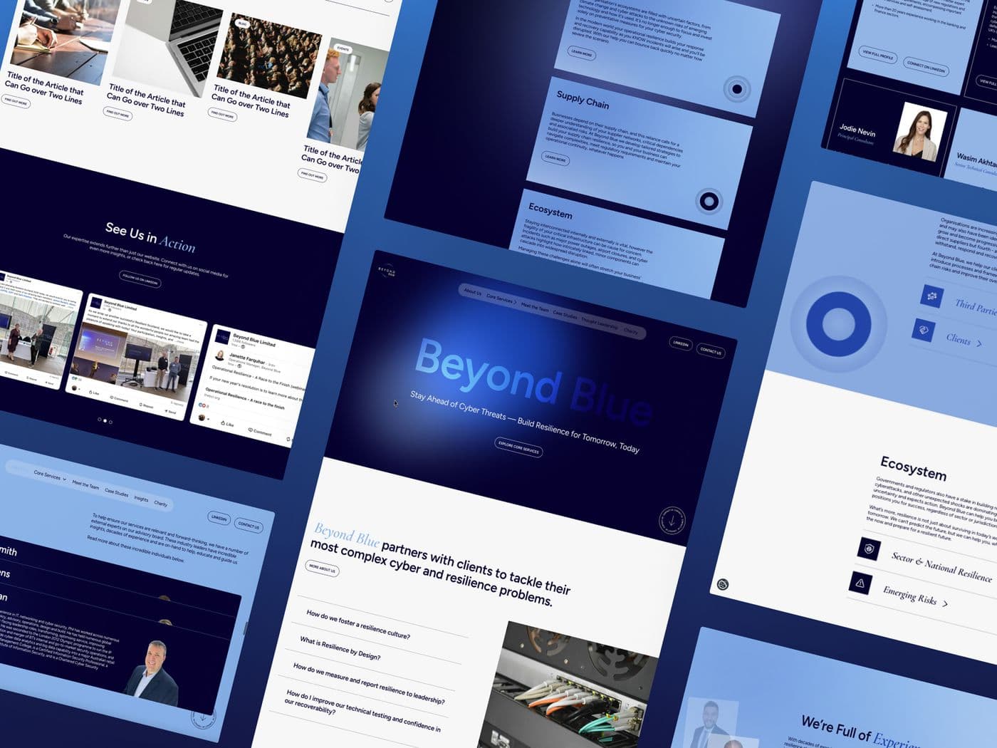Beyond Blue Website Design