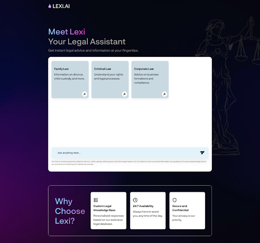 custom AI Chatbot: Lexi