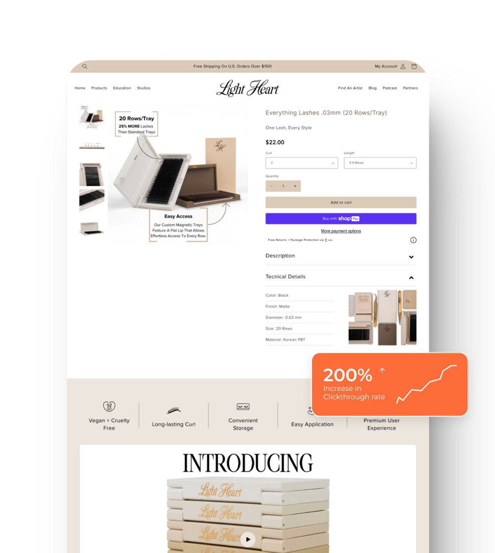 Light Heart Lash preview 1