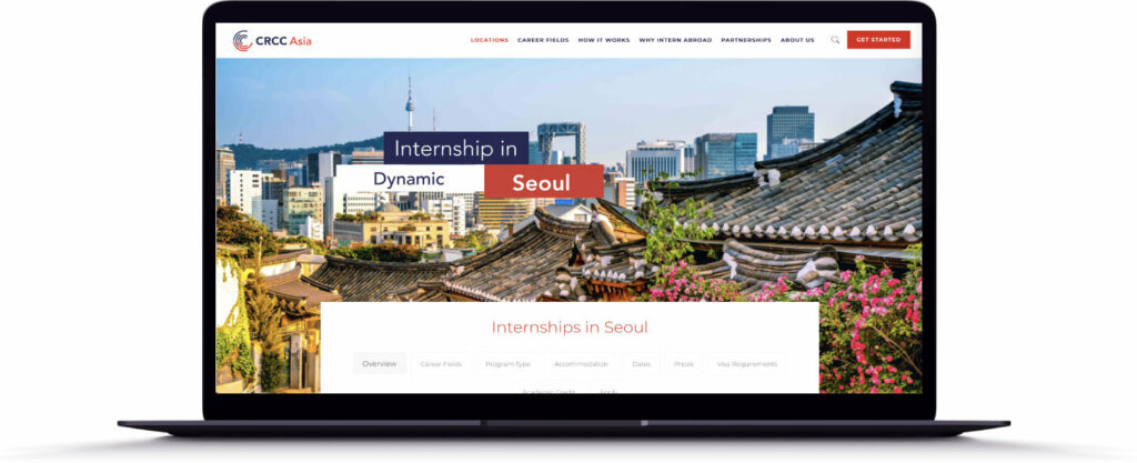 CRCc Asia Web Design - Internships in Seoul