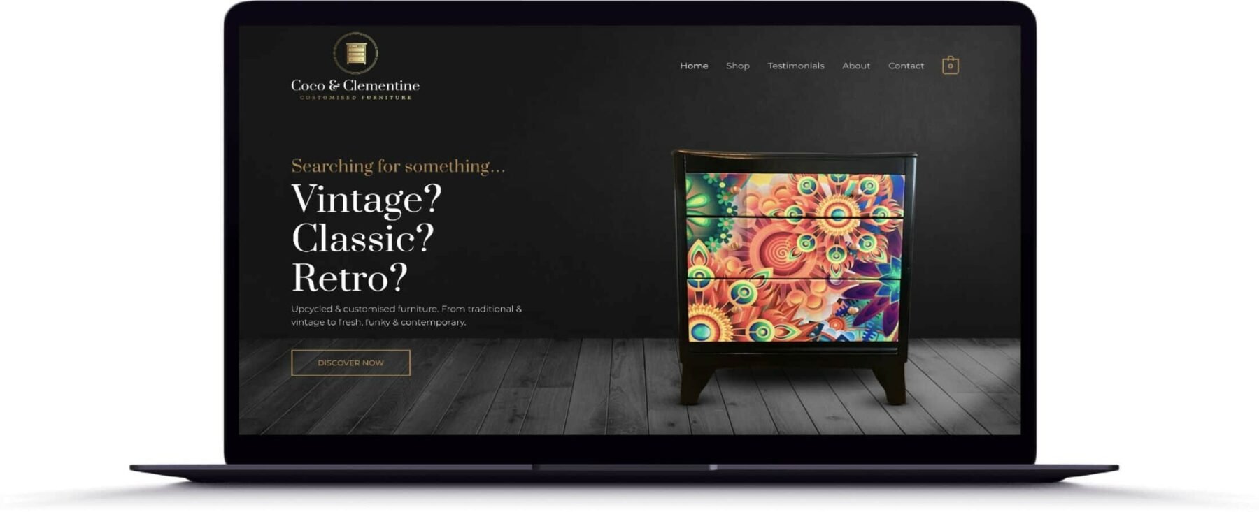 Coco & Clementine, Northwich, UK Website Design