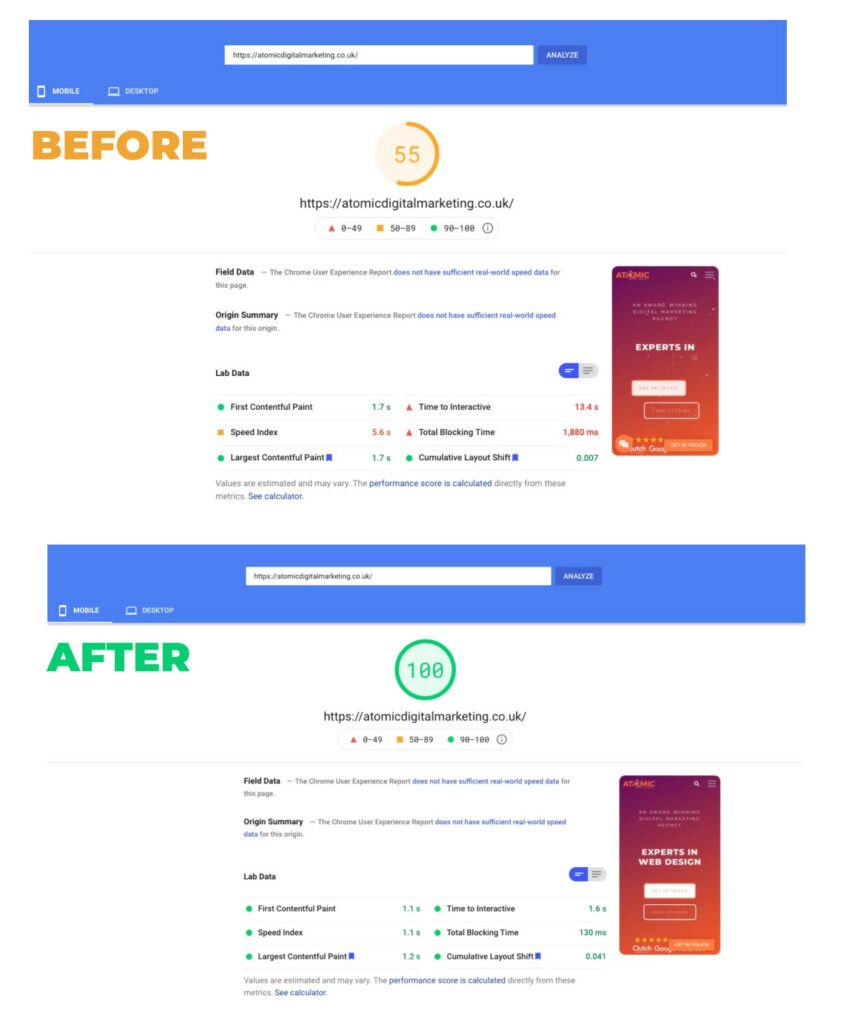 Before-&-After-Page-Speed-Optimisation