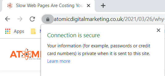 Website Security Atomic Digital Marketing