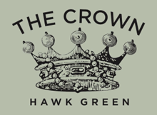 The Crown Hawk Green Logo