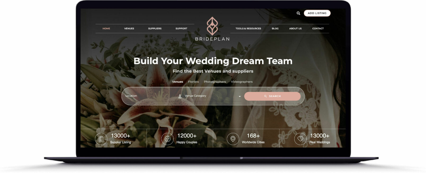 Brideplan- UX/UI Design, Logo Design, Web Design and Development,Zoho CRM set up integration and email marketing