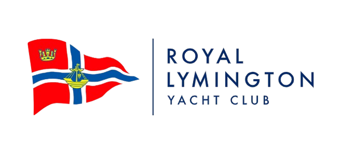 Royal Lymigton Yacht club logo blue