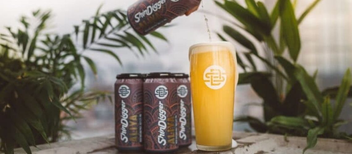 Shindigger Brewing Co Beer Pour