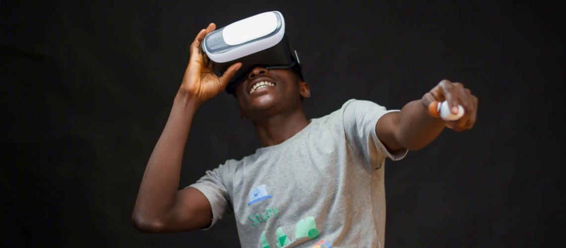 VR in Marketing - Man wearing VR Headset