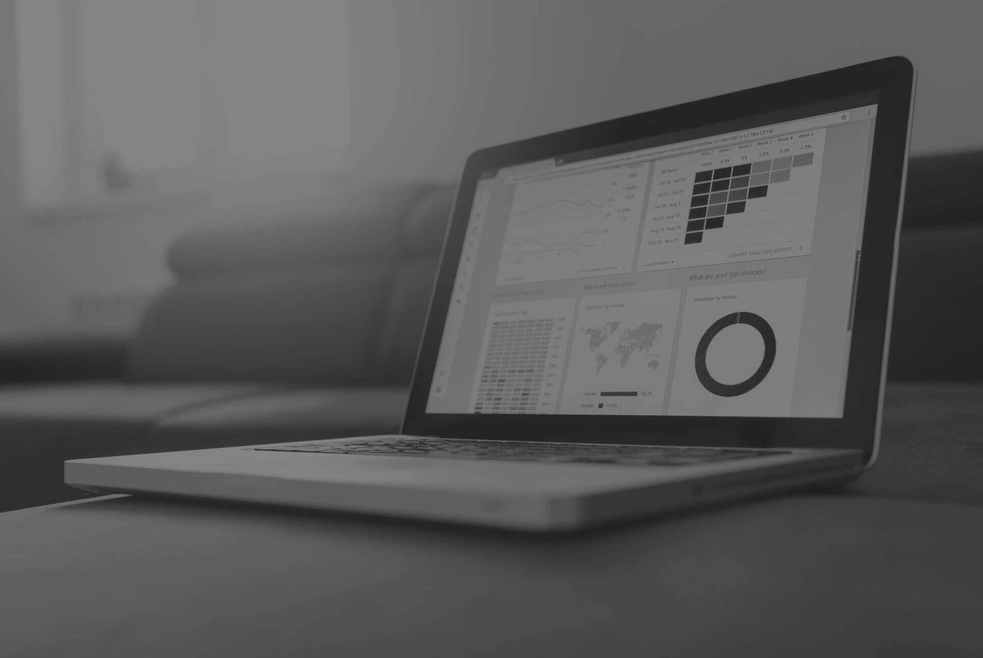 Atomic Digital Marketing Agency - Macbook with Google Analytics