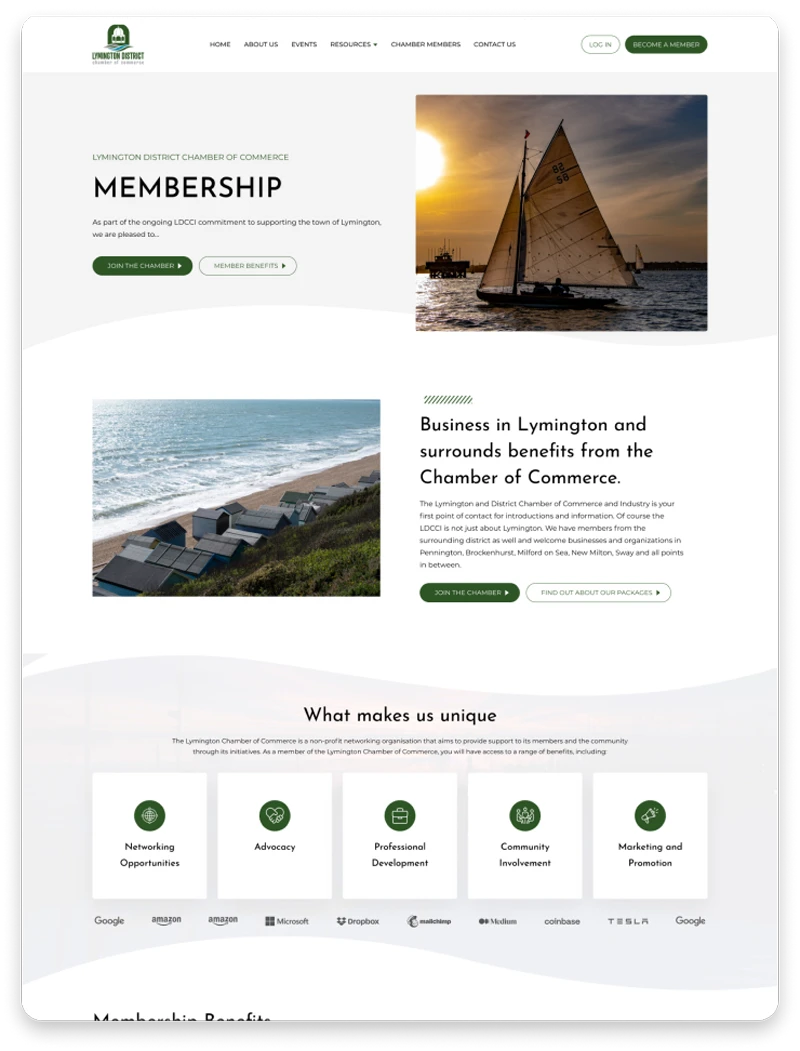 Lymington & district chamber of commerce