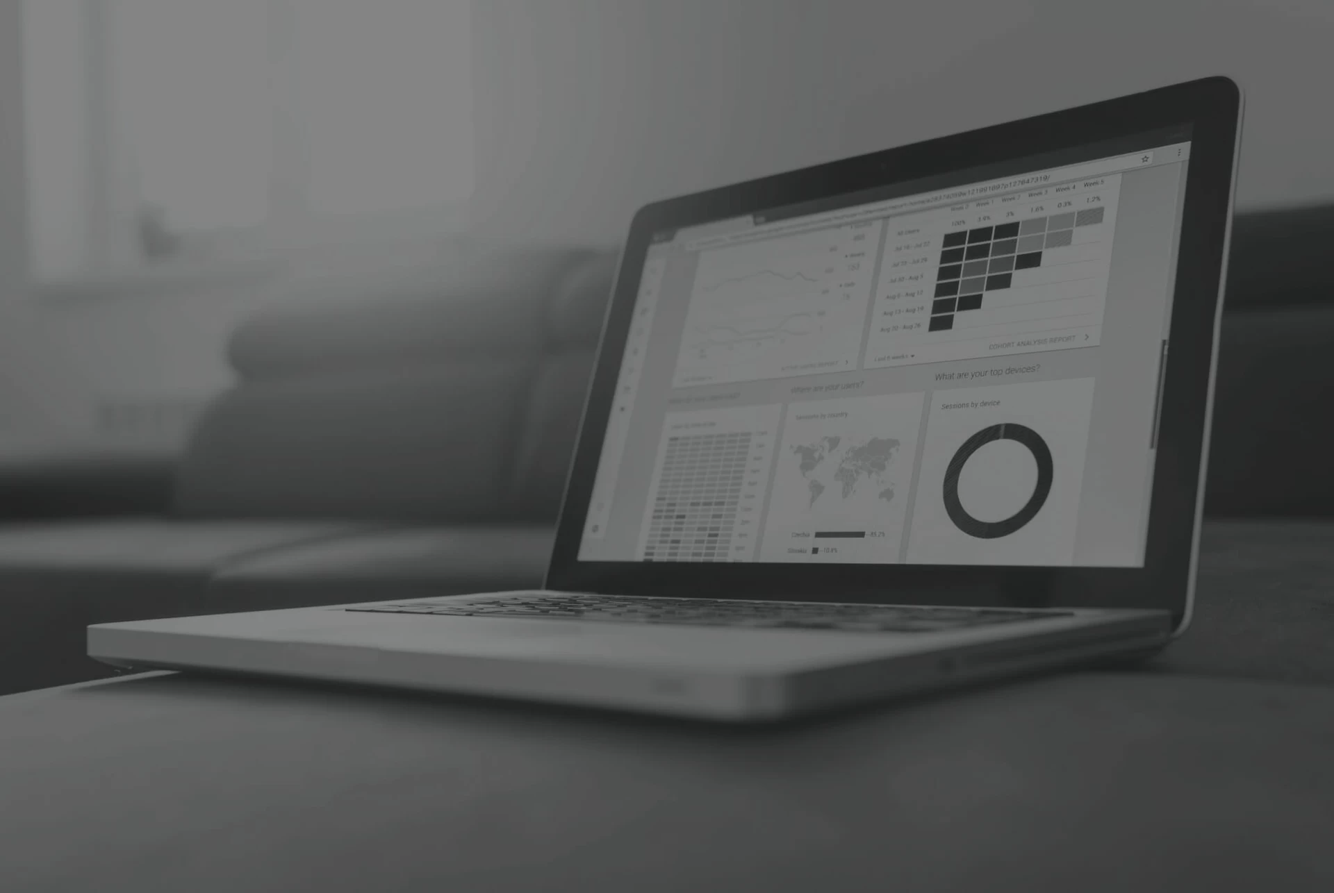 Atomic Digital Marketing Agency - Macbook with Google Analytics