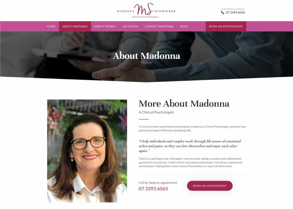 Madonna Schmierer Bio