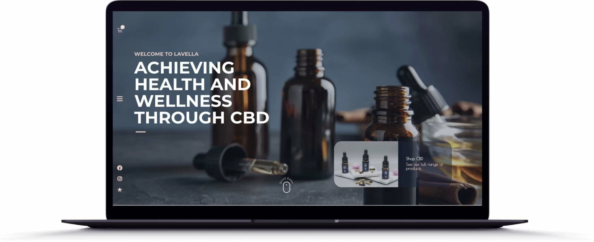 Lavella CBD Homepage