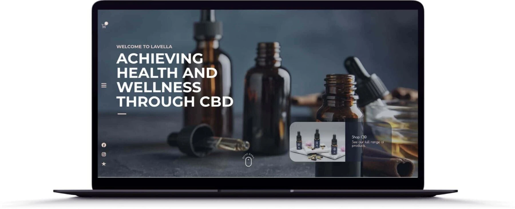 Lavella CBD Homepage