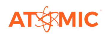 Orange-White-Atomic-Digital-Marketing-Agency-Branding-Logo