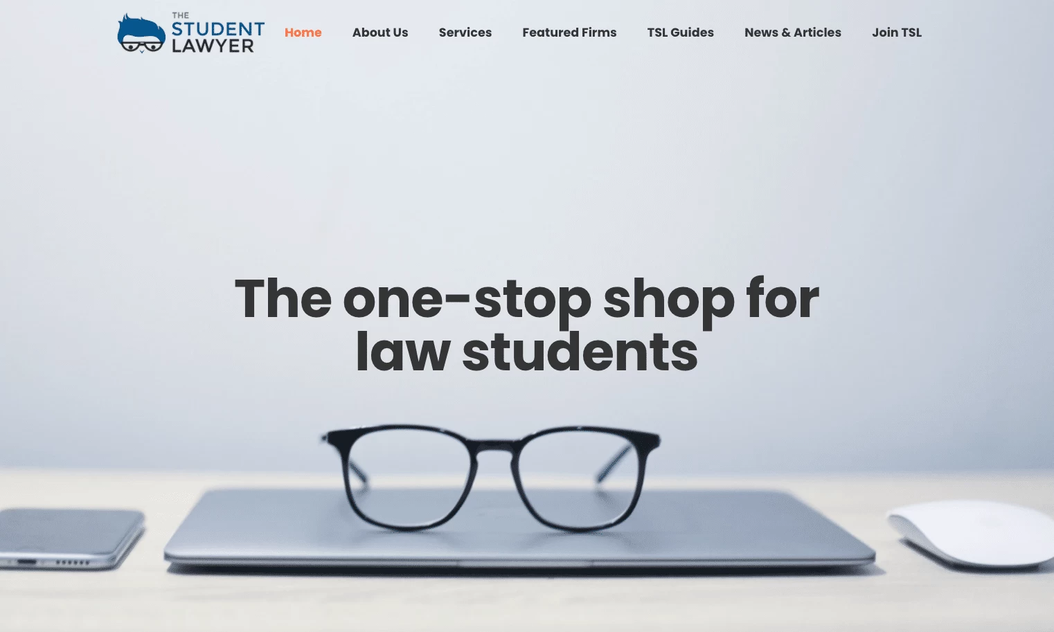 TSL Homepage Screenshot