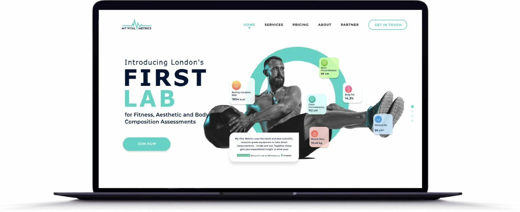 My Vital Metrics Web Design