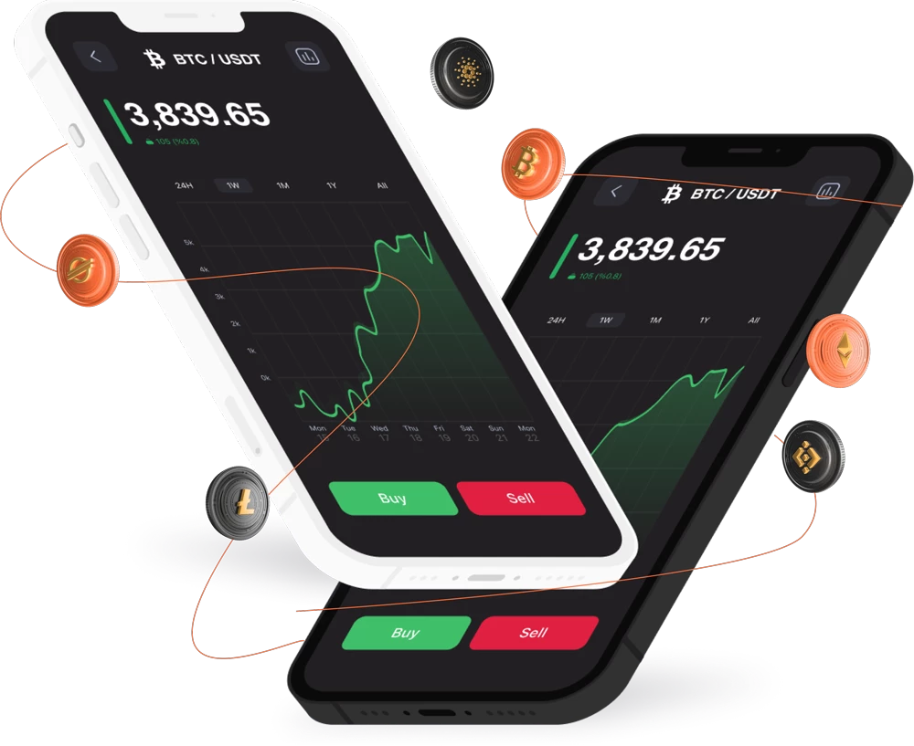App Design for Crypto Trading App