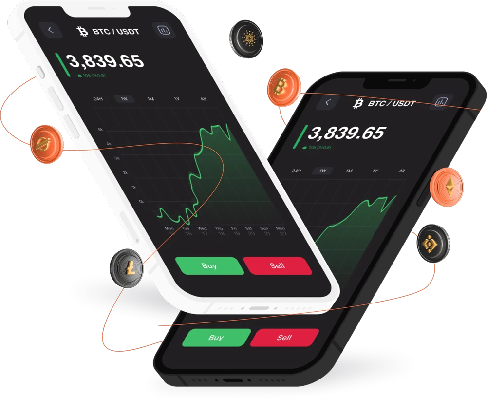 App Design for Crypto Trading App