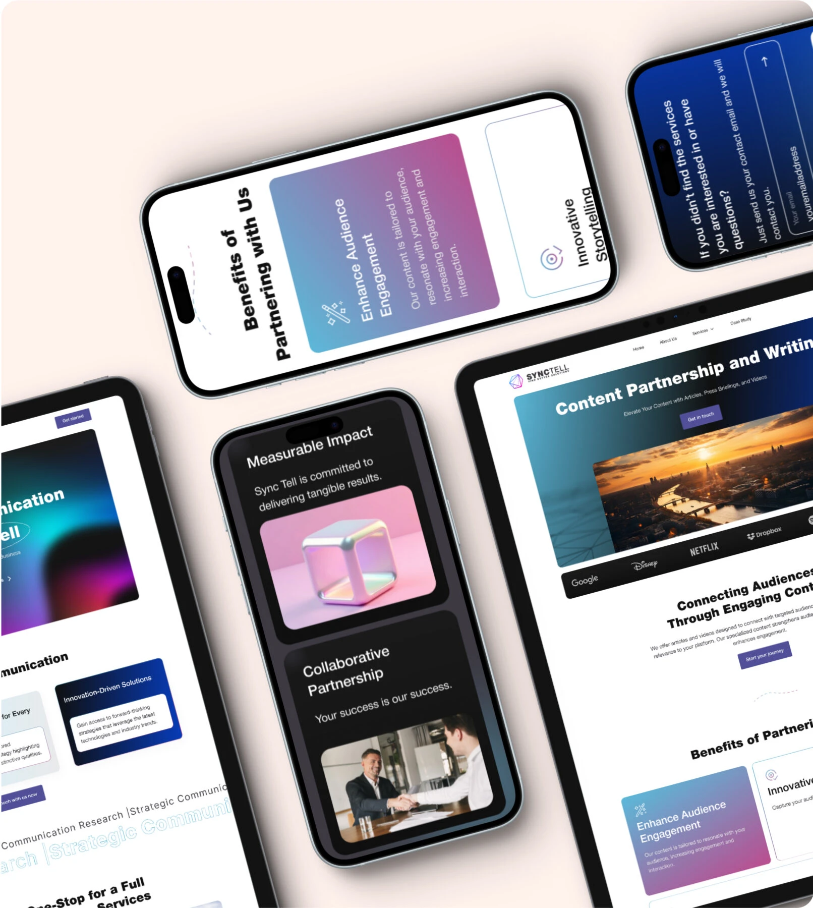 Device Web Design Preview Multiple
