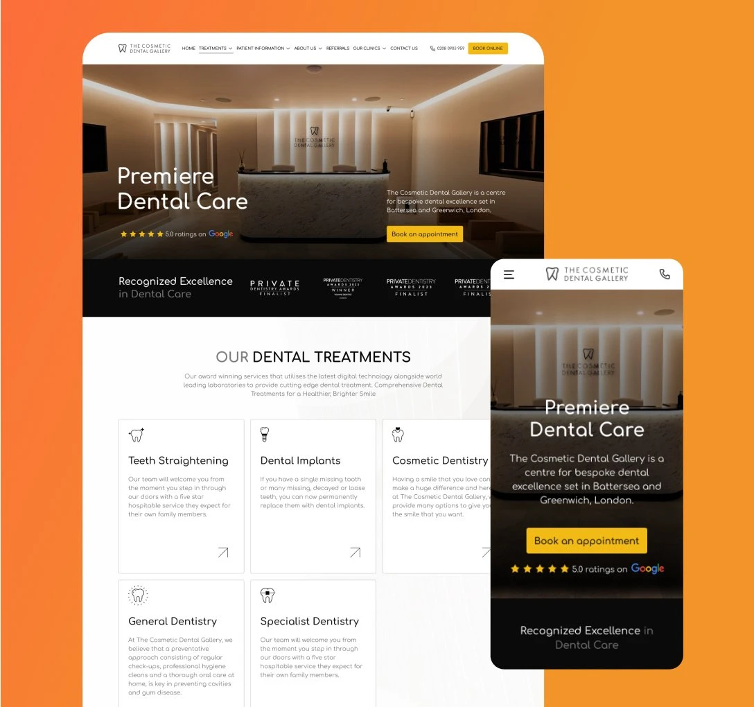 Cosmetic Dental Web Designs