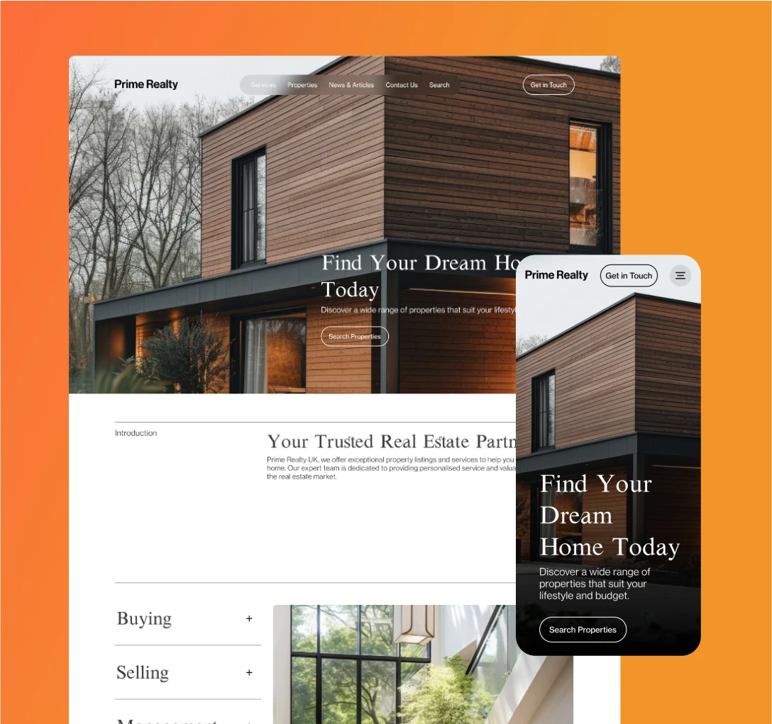 Prime Realty Web Designs