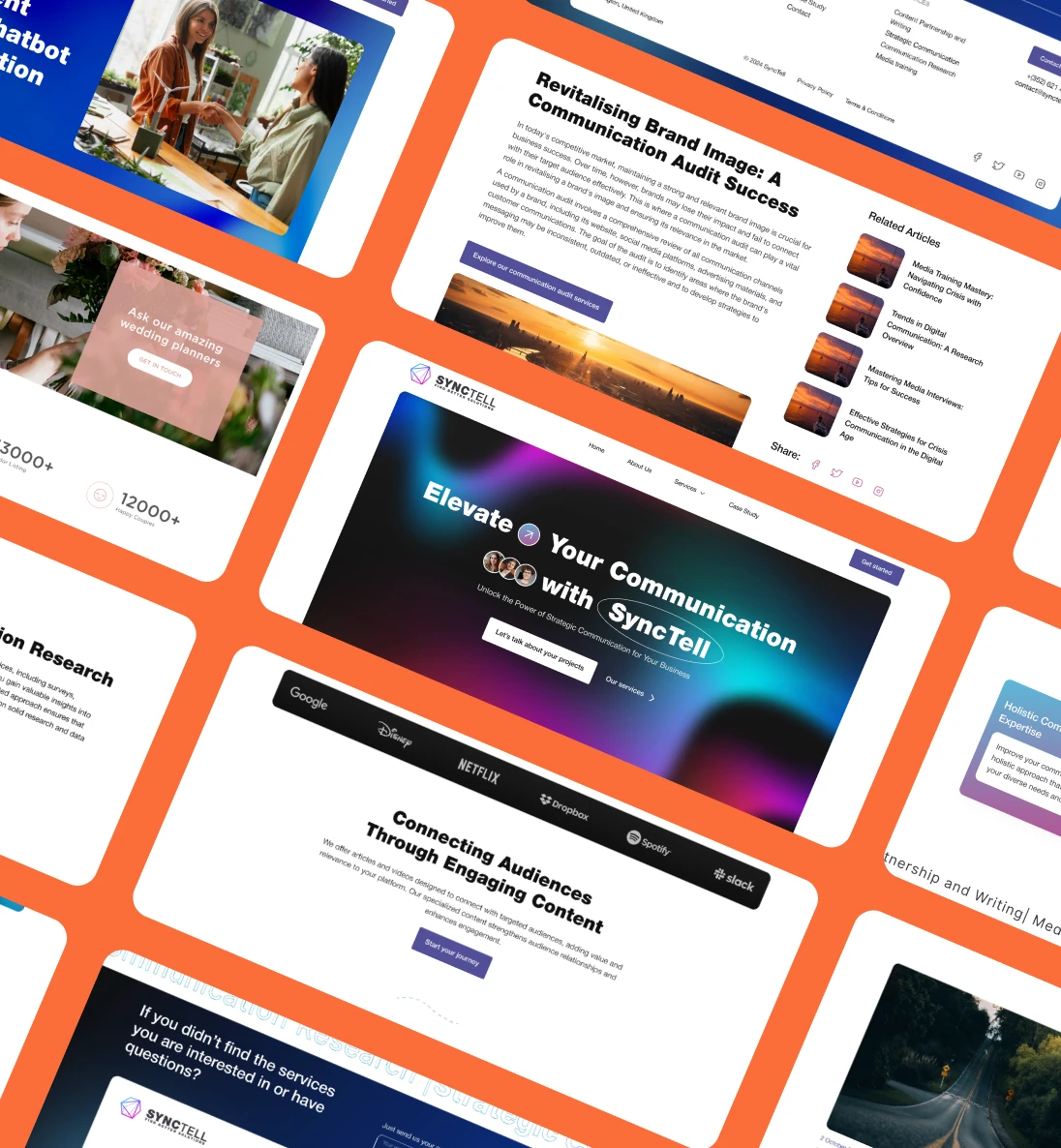 Sync Tell and More Web Design