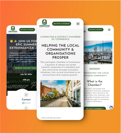 Lymington Chamber of Commerce Digital Marketing Packages