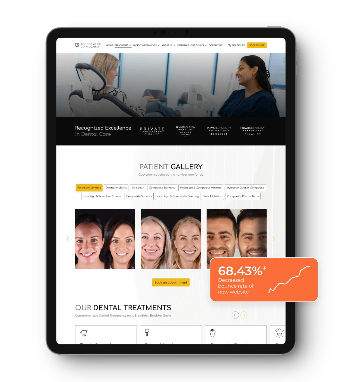 Cosmetic Dental Gallery Tablet