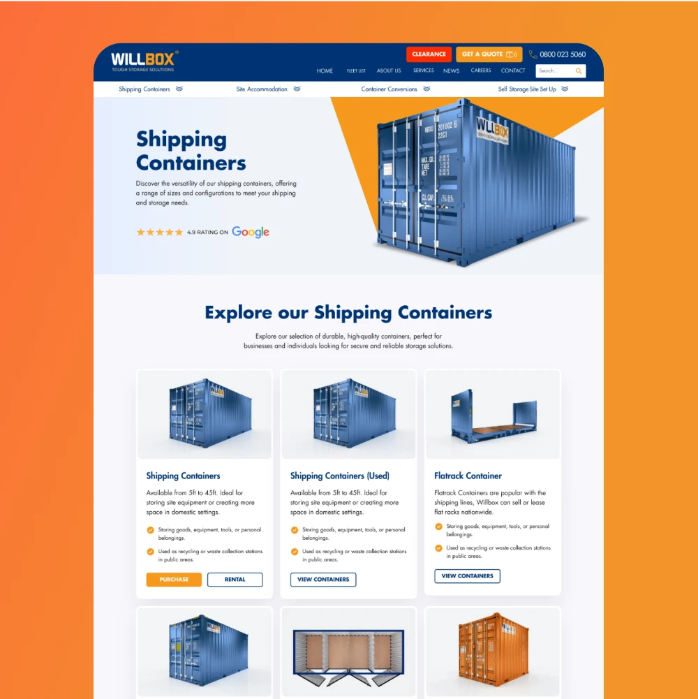 Willbox web design