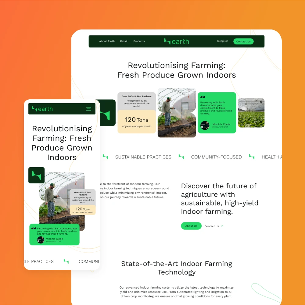 EArth Web Design green energy