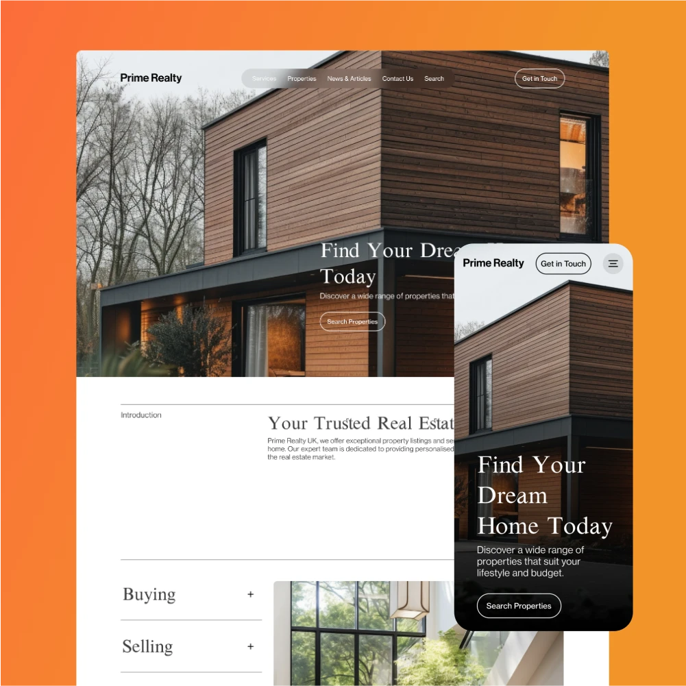 REAL ESTATE WEB DESIGN
